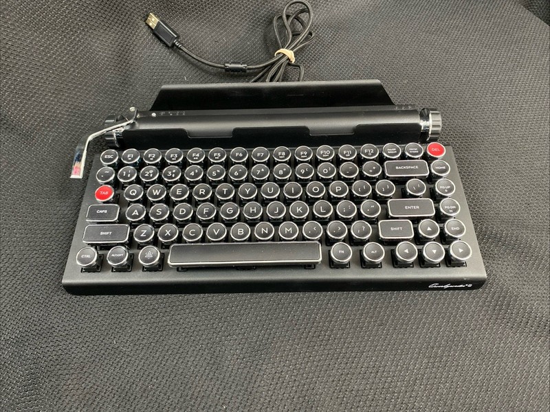 Qwerkywriter S Typewriter Inspired Retro Mechanical Wired & Wireless Keyboard