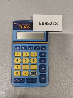 Texas Instruments TI-106 Rechner - Gebraucht, Funktionstüchtig