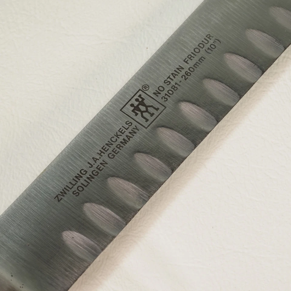 Set of 3 ZWILLING Henckels Knives 10" Slicer 8" Chef 4" Pairing German Made - Image 2 of 4