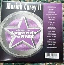 LEGENDS KARAOKE CDG DISC MARIAH CAREY 218 POP R B 16 SONGS CD G BUTTERFLY NEW