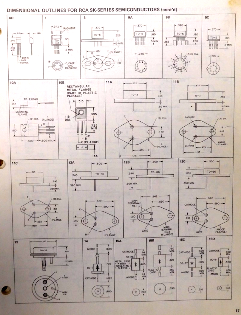 1972 – RCA SK Semiconductor Cross Reference Replacement Guide-SPG-202M ...