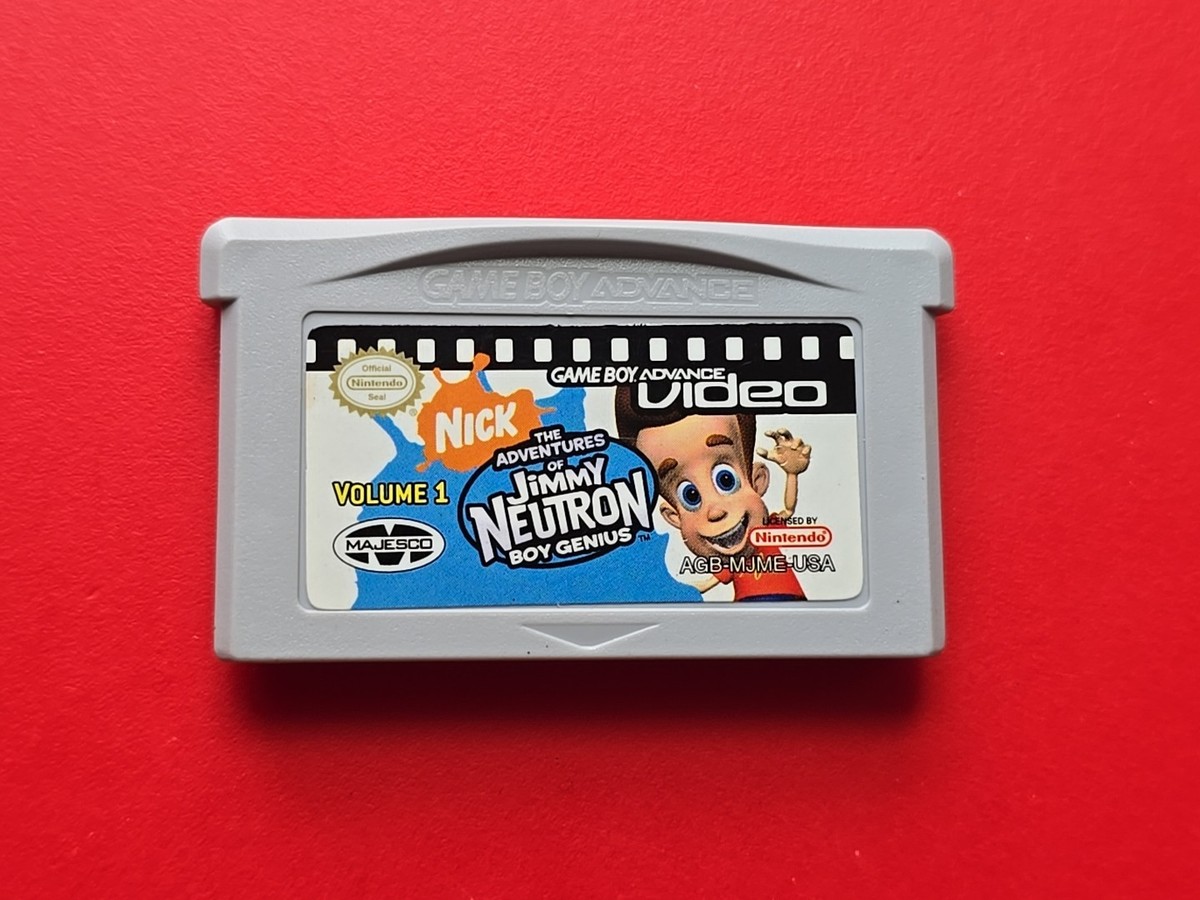 Game Boy Advance Video Jimmy Neutron Boy Genius Volume Authentic Tested  GBA