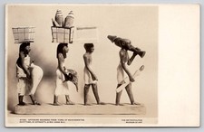 Egyptian XI Dynasty Offering Bearers Mehenkwetre Tomb Museum RPPC Postcard L50