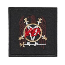 SLAYER IRON ON PATCH 3" Thrash Metal Rock Band Music Embroidered Applique NEW