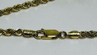 14K Yellow Gold Diamond Cut Rope Chain Necklace 24" L 18.808 Grams 2.5mm Wide — photo 5