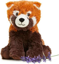 Microwavable & Weighted Stuffed Animals, Red Panda - Heated Stuffed Animal Plush