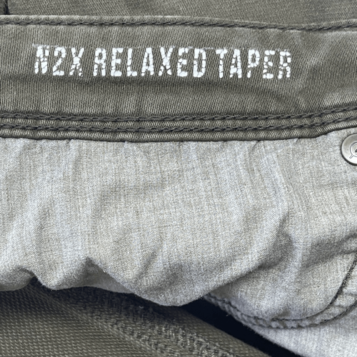 Pantalones Cortos Chinos Du/er Gris Elastizados Frente Plano N2X Calce Relajado Cónico Elastizados Talla 38 - Imagen 3 de 10