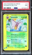 PSA 9 Venomoth 111/144 Reverse Foil Skyridge E Series 2003 Pokemon Card MINT on eBay