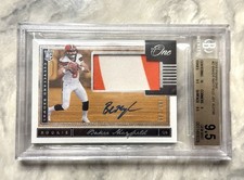 2018 Panini One Baker Mayfield Rookie Patch Auto RPA /199 BGS 9.5 Gem 10 Auto