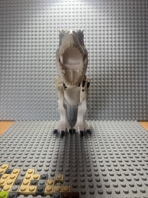 Authentic Lego Jurassic World White Indominus Rex Figure from 75919, Retired