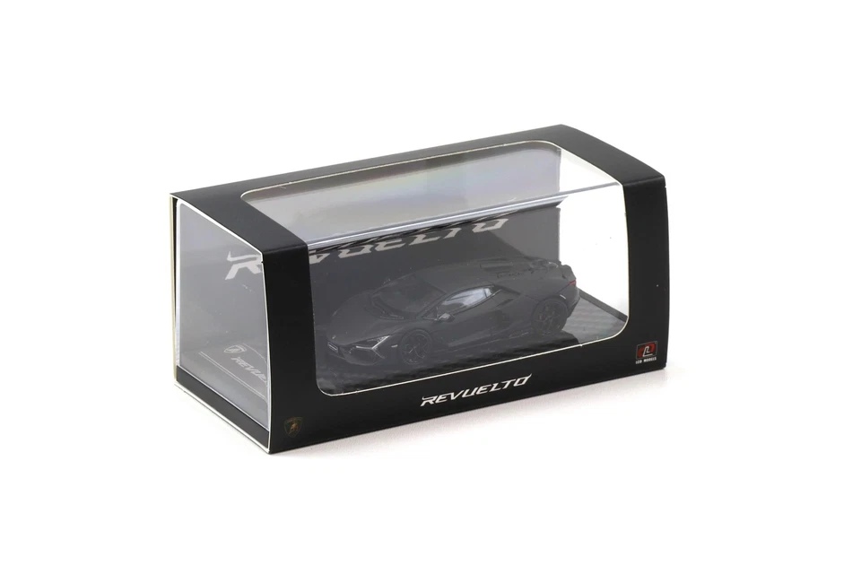 1:64 Modelli LCD Lamborghini Revuelto Coupe Nero Opaco LCD64042-BL - Immagine 3 di 3
