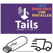 Tails Linux 6.14.1 USB Drive Live Bootable Installer Tor Browser