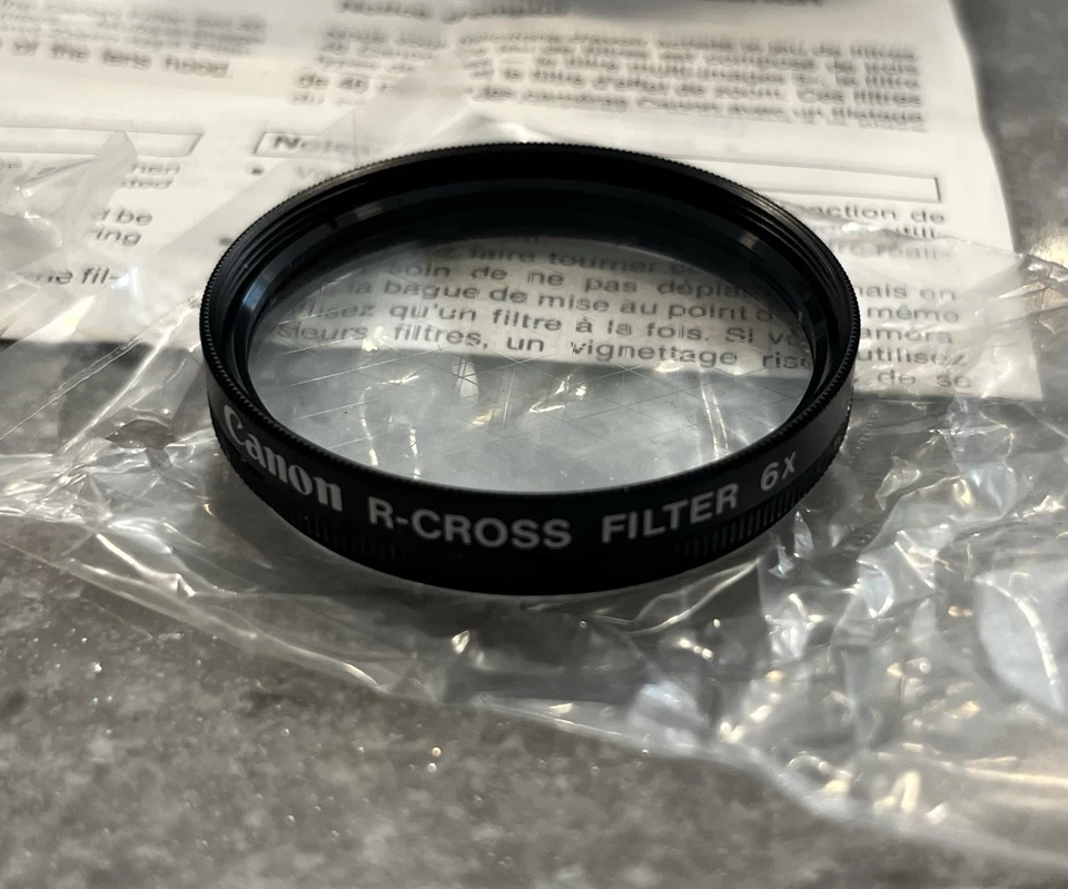 Canon 46 46mm Filter Set - Multiple Image 5X, Zoom Spot, R Cross 6X Lens Lenses - Image 4 of 4