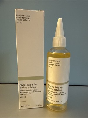 Glycolic Acid 7% Toning Solution 100 ml/3.38 fl oz Prevents Skin Aging
