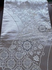 Japanischer Kimono Retro Fukuro Obi Gürtel W3 Silber Basis Paar Dunkelgrau We...