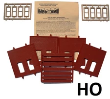 HO -4  Street Level Walls, Rectangular Windows:"Modular System"  DPM-30134
