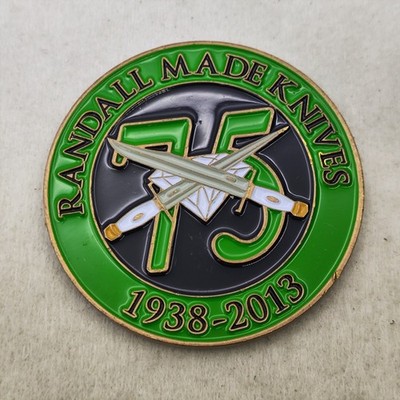 Randall Made Knives 75th Anniversary 1938-2013 Commemorative Challenge Coin
