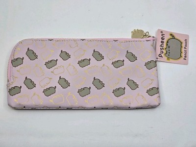 Pusheen the Cat Pencil Pouch Case Pink Beauty Makeup School Travel NEW