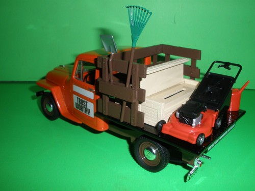 TRUSTWORTHY HARDWARE 1953 JEEP WILLYS STAKE BED TRUCK LIBERTY CLASSICS DIECAST K - Picture 8 of 12