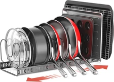 ORDORA Pots and Pans Organizer under Cabinet with Pan Holder: Expandable 11.8"-2