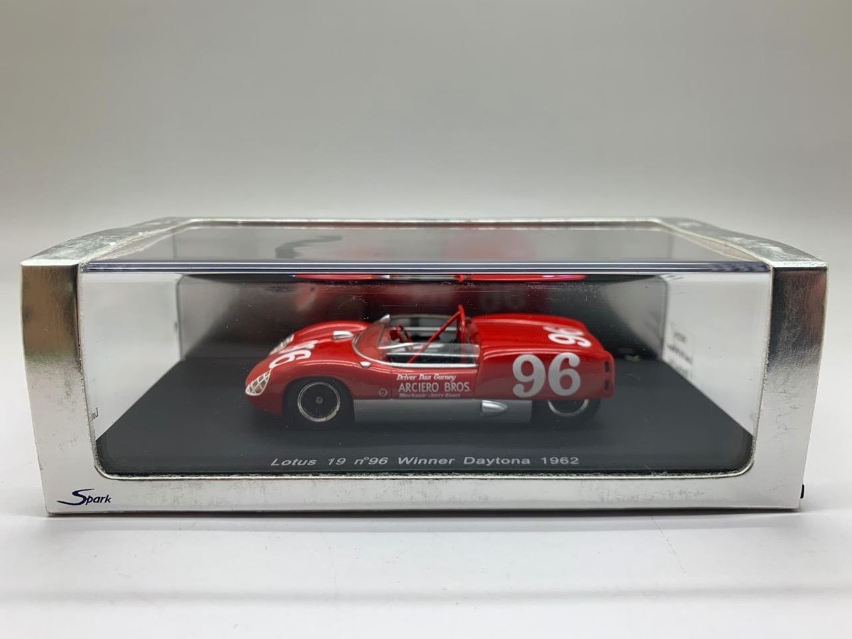 【残りわずか】 1962 DAYTONA WINNER 96 NO 19 LOTUS SPARK GURNEY 1/43 S0256 レーシングカー