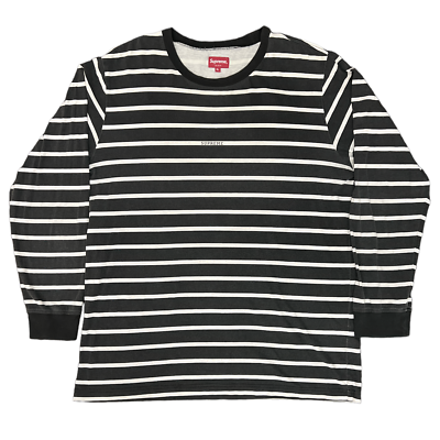 Supreme Striped Long Sleeve Tee | eBay Supreme Striped Long Sleeve Tee | eBay