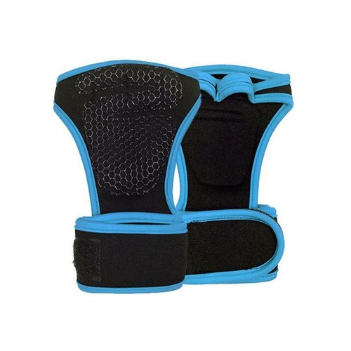 Weight Lifting Grip Gloves Fitness Gym Wrist Wrap Workout Dumbbell Sports - Picture 6 of 7