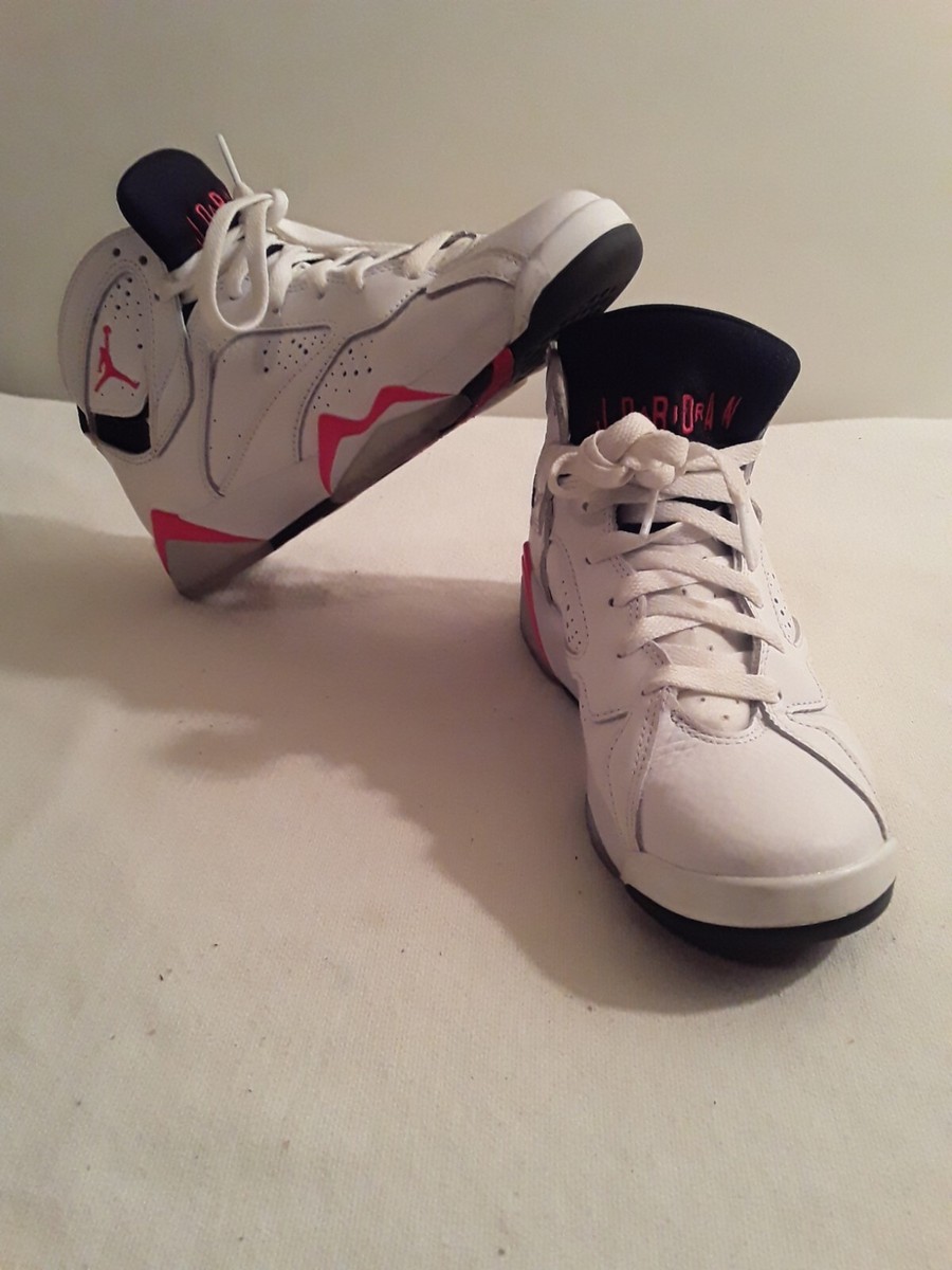 Nike Air Jordan 7 Retro White/Cardinal 2022 GS DQ6040-106 Sz