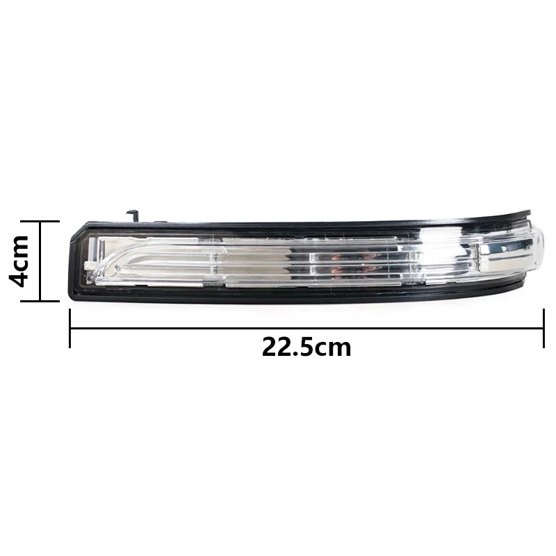 1 par de luces intermitentes de espejo retrovisor lateral para Mercedes-Benz W169 W245 A160 A200 Foto 4 de 4