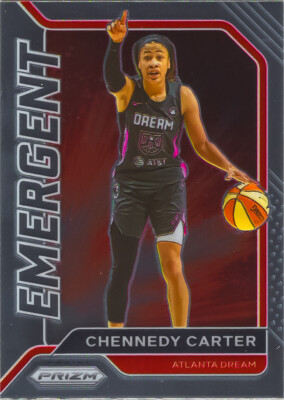 Chennedy Carter 2021 Prizm WNBA Basketball Emergent Insert Card #4