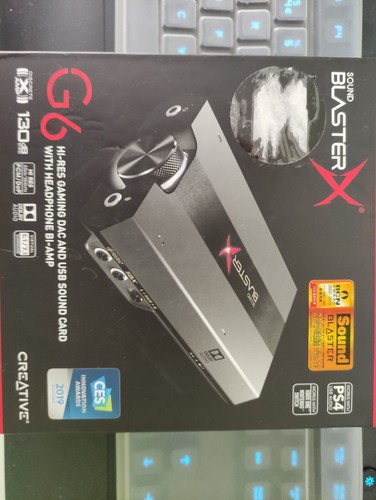 Creative Sound BlasterX G6 7.1 External USB Sound Card / DAC Headphone Amplifier - Picture 4 of 4