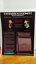 RIVERA KNUCKLEHEAD AMPLIFIERS SLIPKNOT   PRINT AD 11 X 8.5  P4