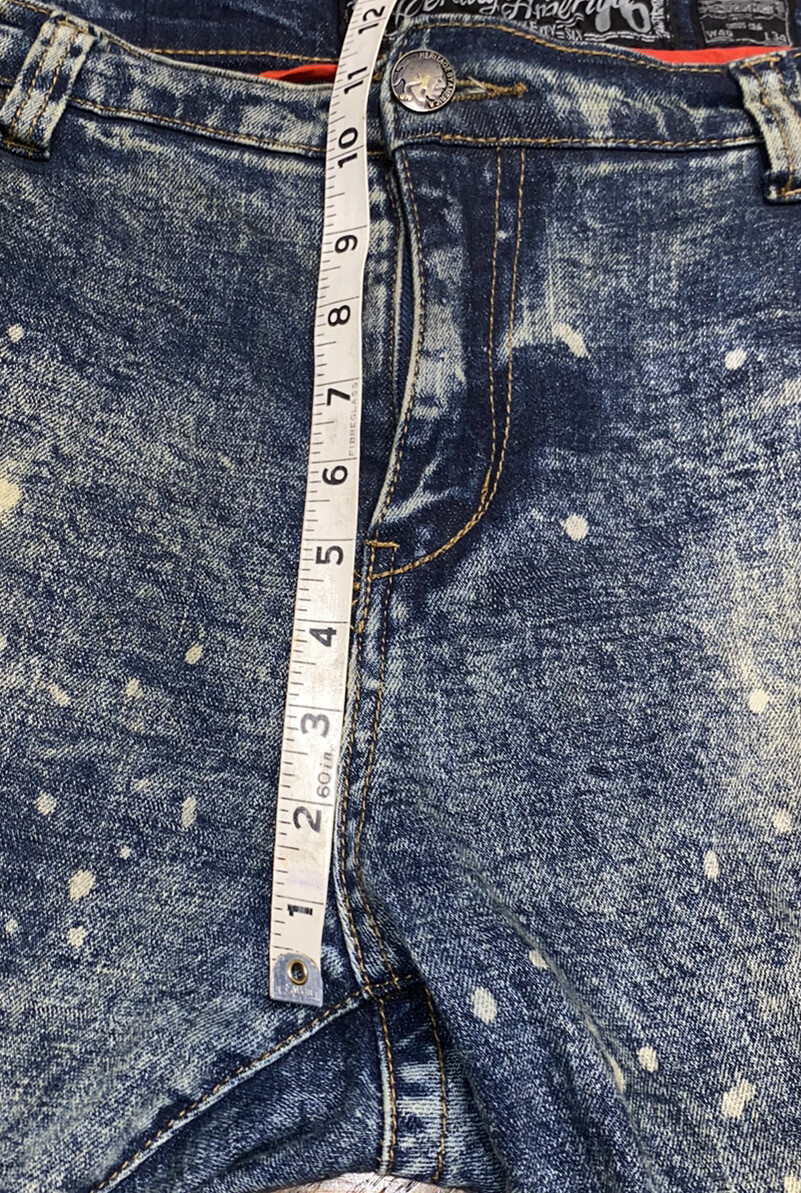 Heritage America 1776 Jeans Distressed Men&rsquo;s Marked 40-34 Actual 42x34 (10)