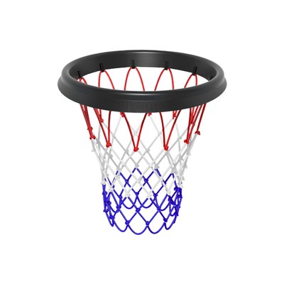 3 Rete Da Basket Sostituzione - 12 Anelli Per Canestro Interno/Esterno - Foto 8