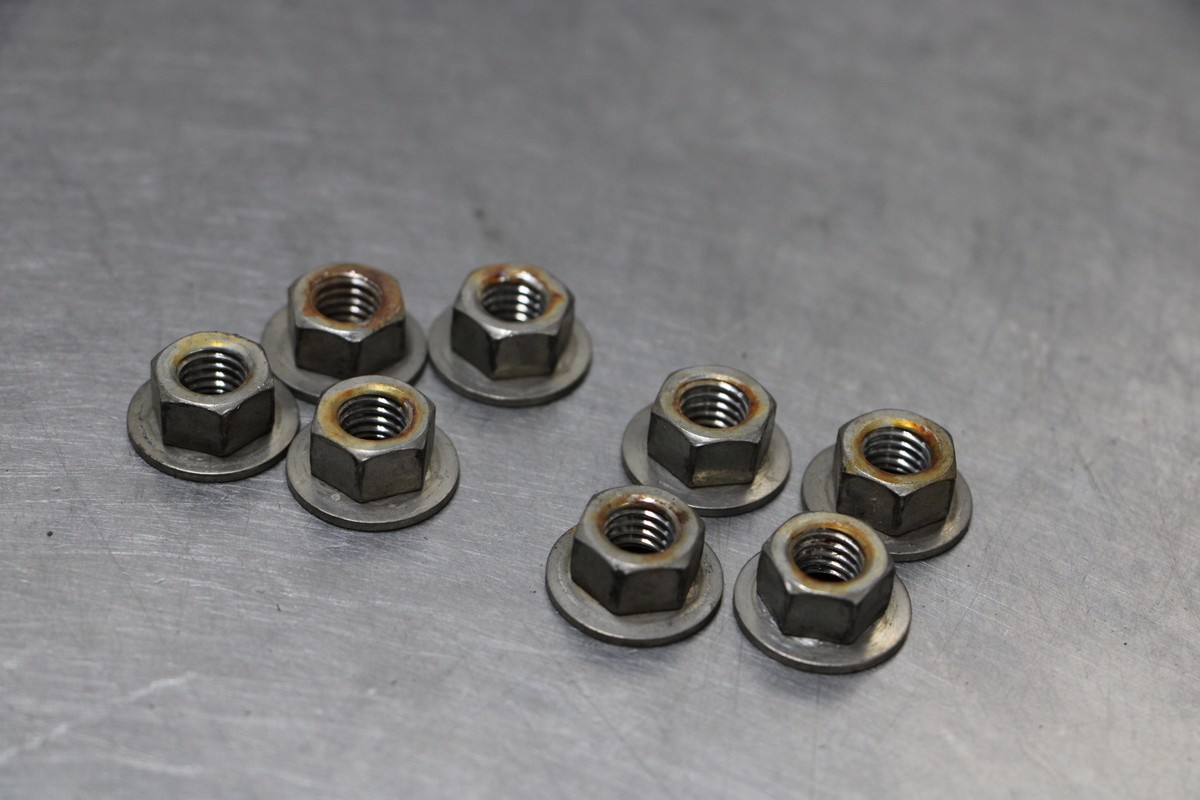 07-08 Kawasaki Ninja ZX6R ZX-6R Exhaust Header Nuts Bolts | eBay