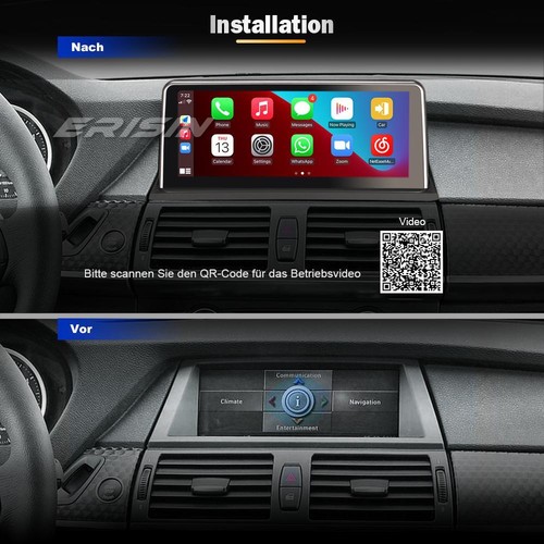 Qualcomm 8-Kern Android 14 Autoradio GPS CarPlay DSP SWC BMW X5 E70 X6 E71 CCC - Bild 3 von 15