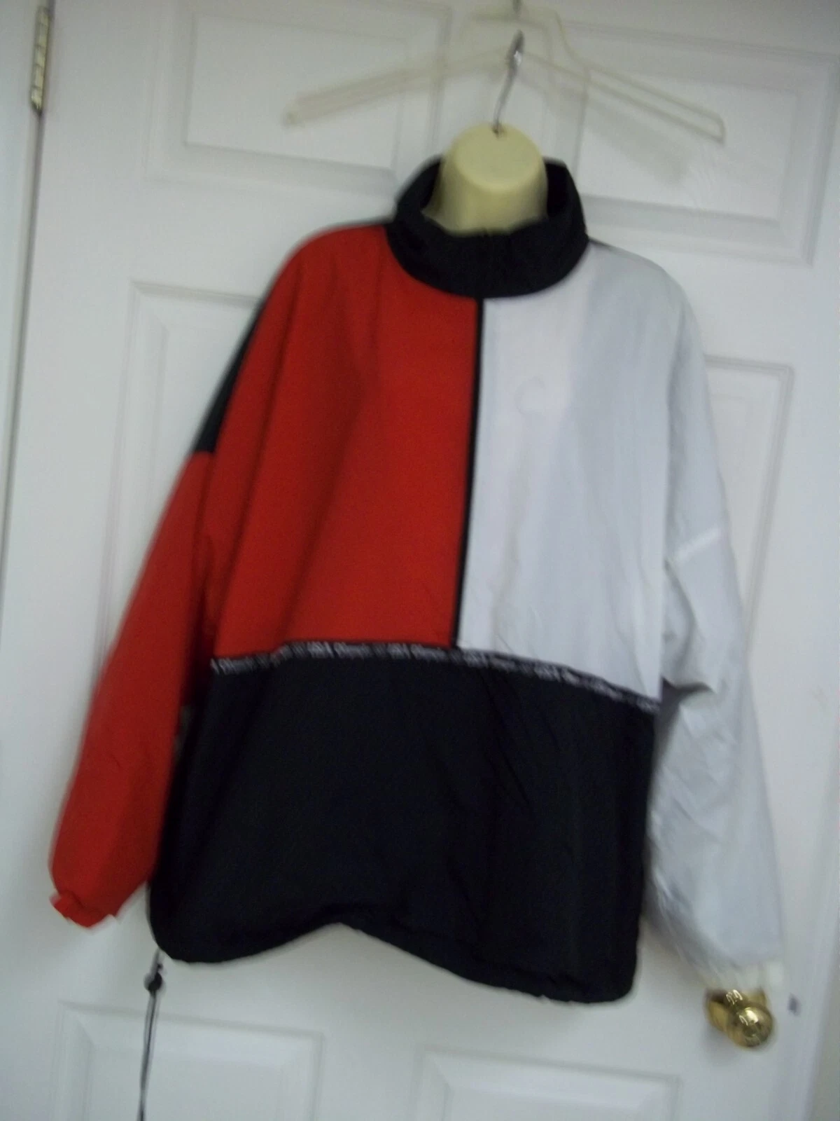 USA Olympic Jacket XL Fleece Lined Red White Blue