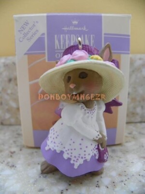 Hallmark 1993 Springtime Bonnets Easter Series Ornament
