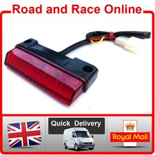 LED Rear Stop Tail Light Fit Supermoto Enduro Trial MX Bike Universal Fitting