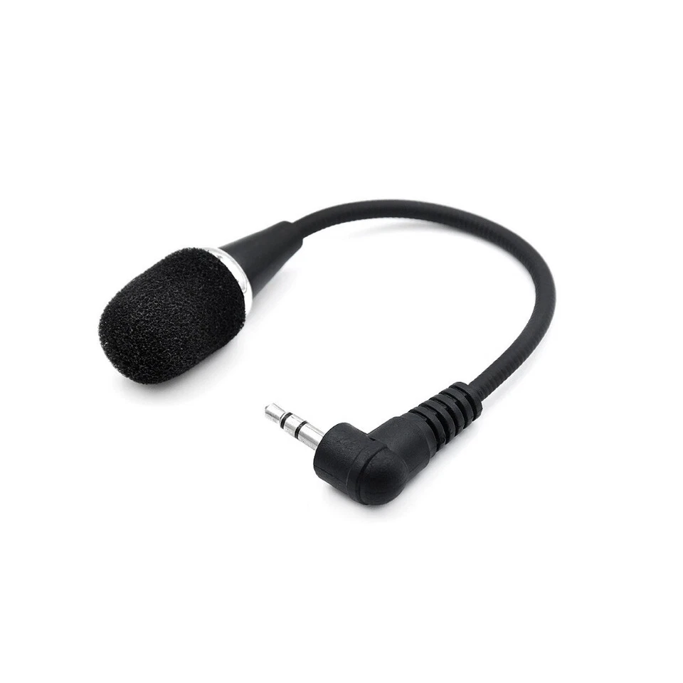 Black Handheld Mini 3.5mm Stereo Mic Audio Microphone For PC Mobile Phone Laptop - Image 2 of 4