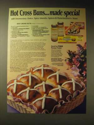 1989 Dromedary Dates, Spice Islands Spices and Fleischmann's Yeast Ad