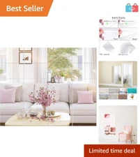 Durable PET Self-Adhesive Mirrors - 20 Rectangular Sheets for Easy Application