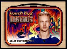 2022-23 Upper Deck Series 2 LUNCH BOX LEGENDS Elias Pettersson # LB-4