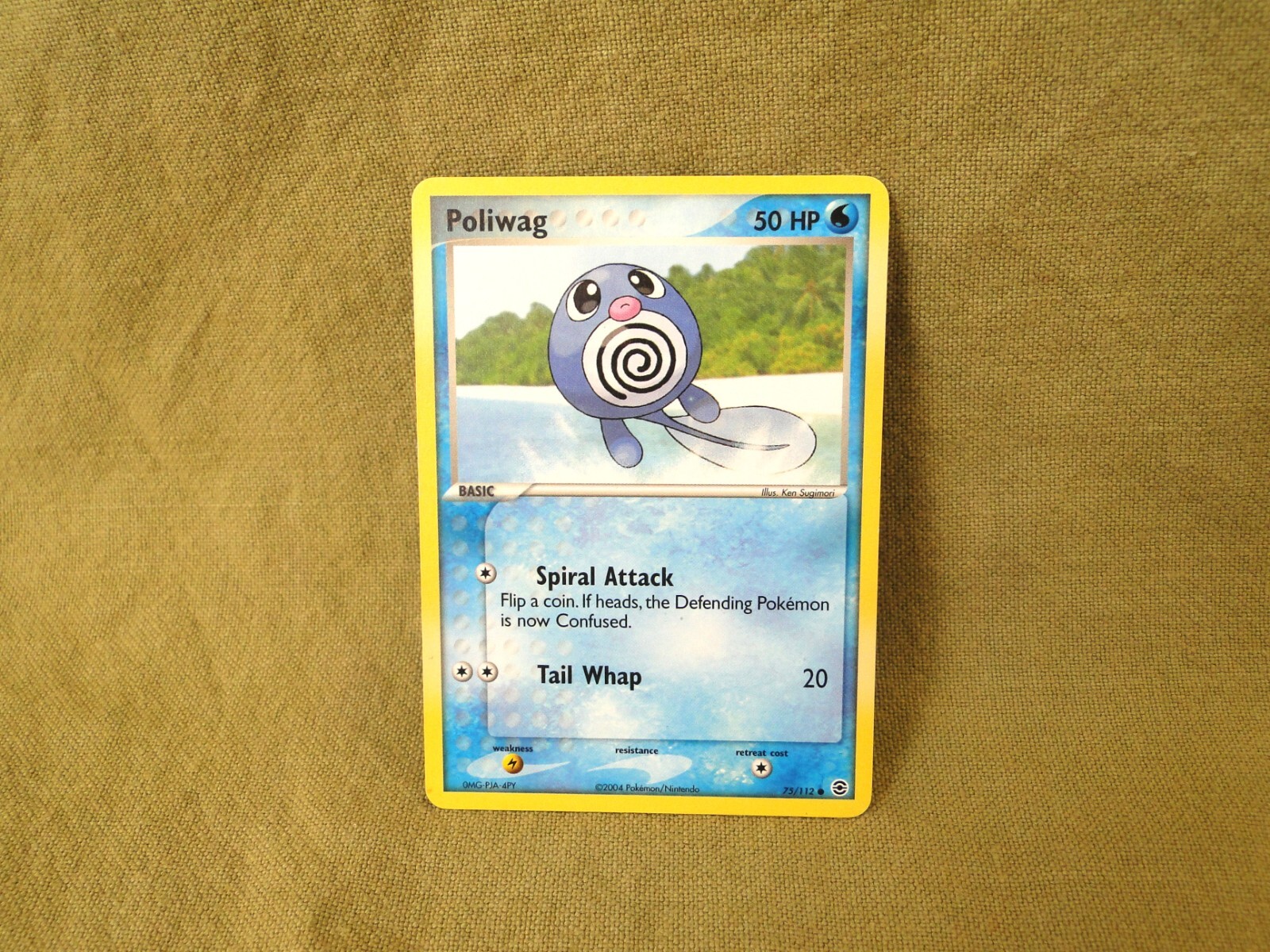 Pokemon Trading Card - EX FireRed & LeafGreen: Poliwag 75/112