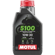 1L OLIO MOTORE MOTUL 5100 10w30 4T MA2 SM UNIVERSALE MOTO ESTER SEMISINTETICO