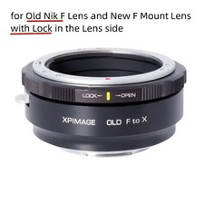 XPimage Lock Lens Adapter for Old NIKON F Lens to Fujifilm X XF E2 T30 E4 Camera