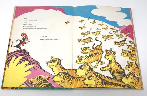 I Can Lick 30 Tiger Today! - VINTAGE 1969 Dr Seuss - 8.25" x 11.25" matte book - Picture 5 of 11