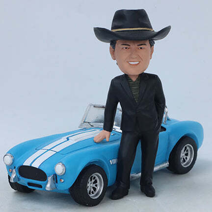Carroll Shelby Bobblehead with Car - In Stock Now - Picture 1 of 6