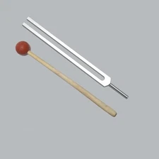 111 Hz Tuner Tuning Fork + Mallet+Pouch for Relax Sound Healing