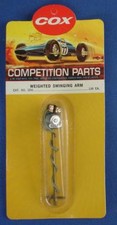 COX 1:24 SCALE COMPETITION SLOTCAR RACING CHASSIS PARTS WEIGHTED SWINGING ARM 32